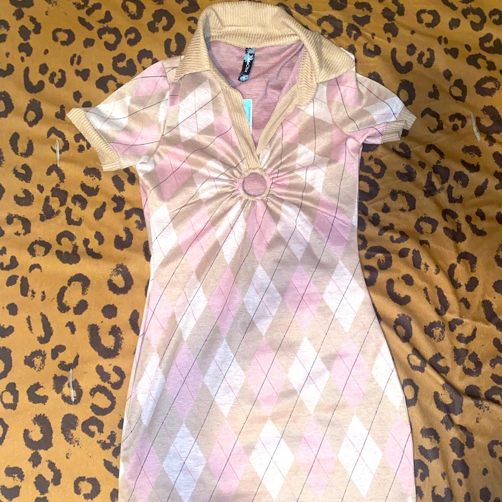 Plaid Mini country club dress